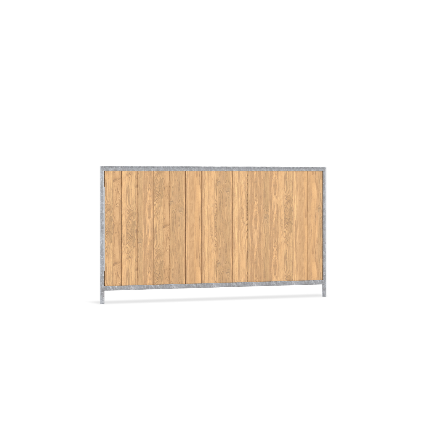 Q-Fence CityWood Fence 1,2 meter met Douglas houten panelen en thermisch verzinkt frame