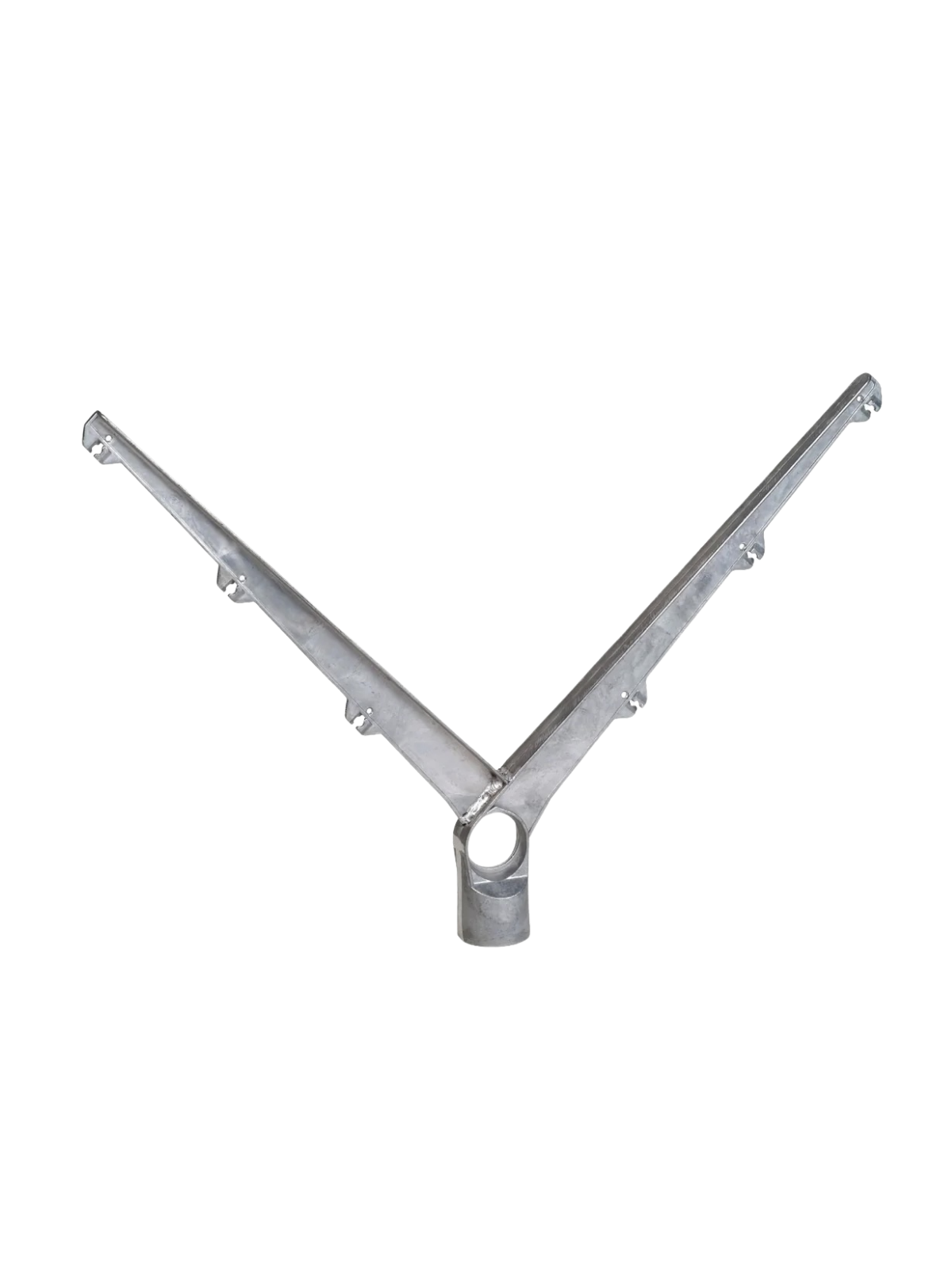 Q-Fence dubbele puntdraadkop 45 graden aluminium puntdraadkop