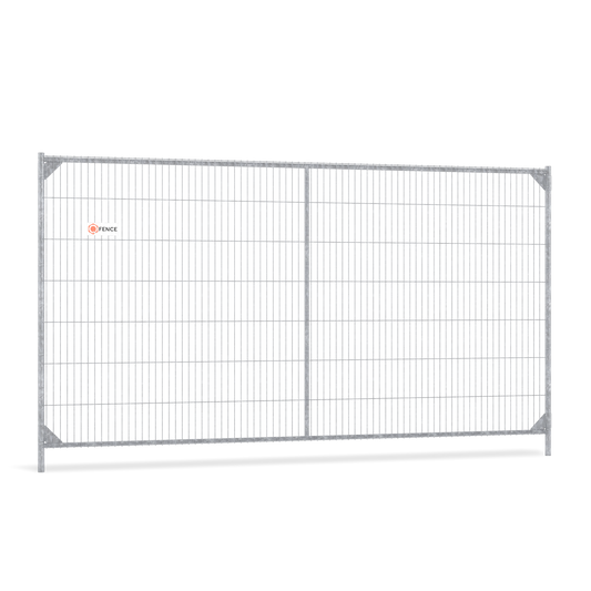 High Security XPlus bouwhek van Q-Fence met verticale middenbuis en anti-klim gaaspaneel