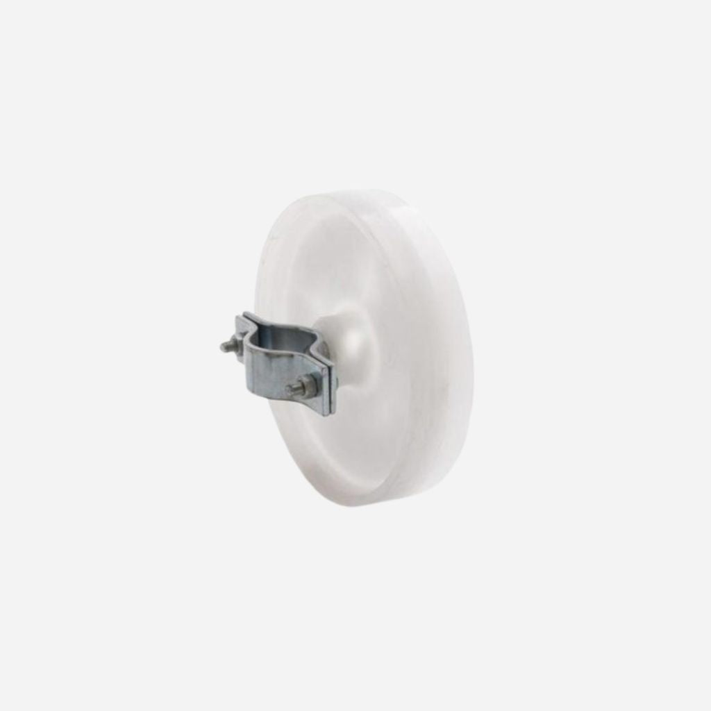 Bouwhek poortwiel van Q-Fence met nylon wiel voor soepele doorgang