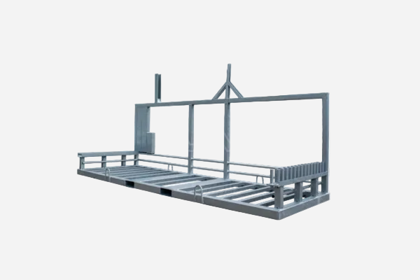 Q-Fence combipallet heavy duty transportrek bouwhekken en accessoires thermisch verzinkt