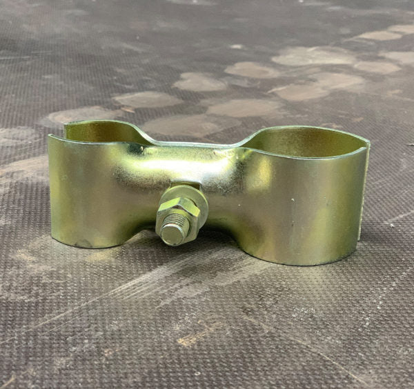 Bouwhek klem 60/42 bout en moer van Q-Fence voor bevestiging aan palen