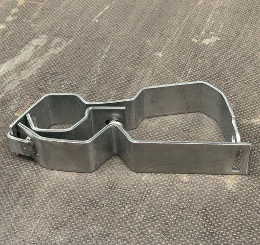 RVS bouwhek slot van Q-Fence voor afsluiten van bouwhekpoort