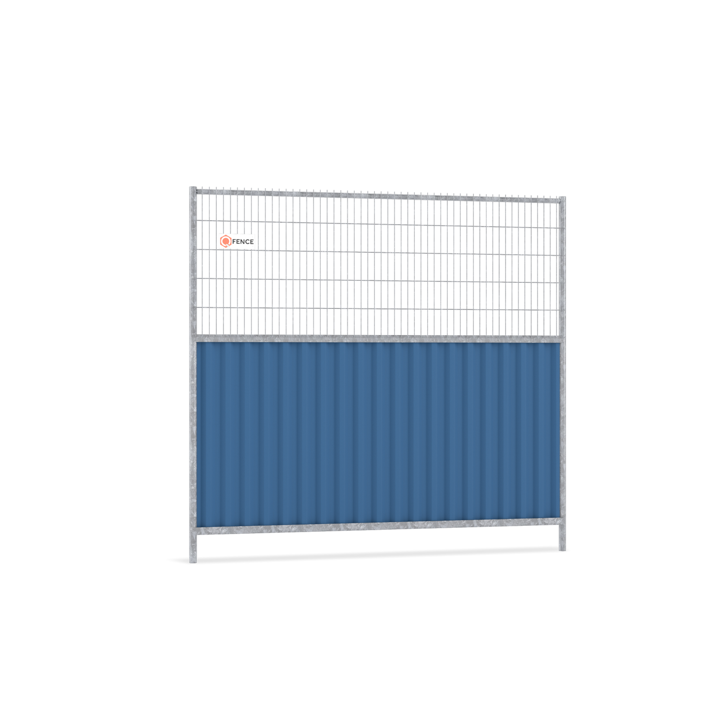 CombiCity Fence bouwhek met damwandprofiel voor stedelijke bouwplaats