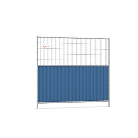 CombiCity Fence bouwhek met damwandprofiel voor stedelijke bouwplaats