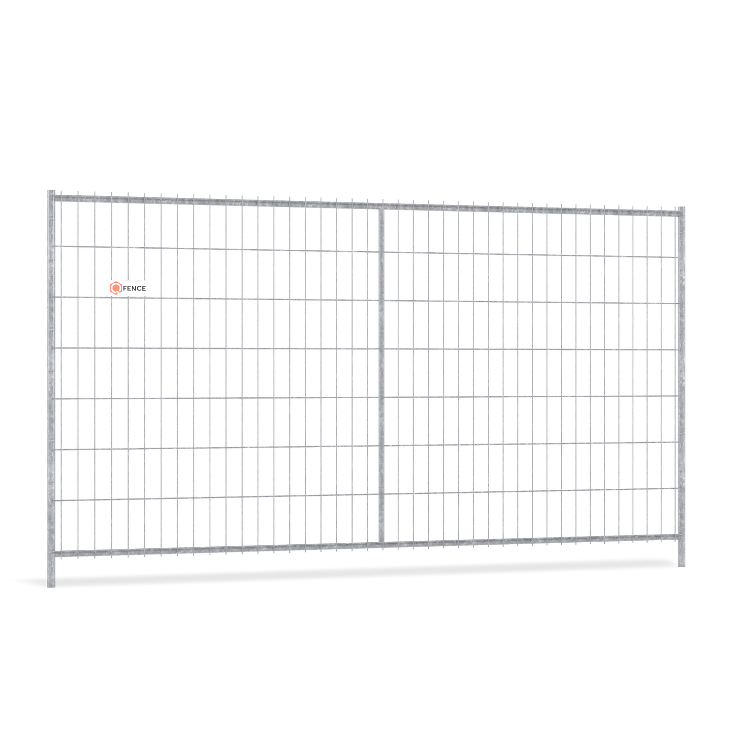 Q-Fence Industrial Plus bouwhek met middenbuis en zware staalmat