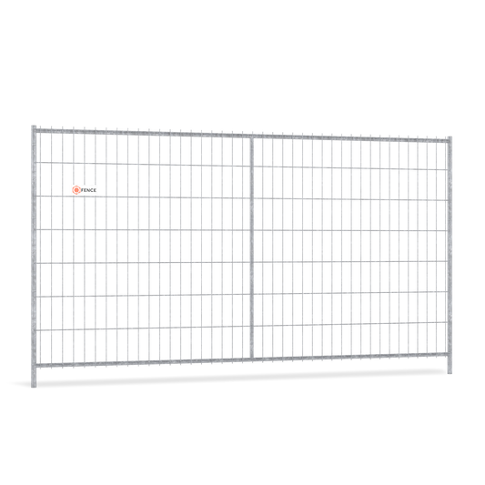 Q-Fence Industrial Plus bouwhek met middenbuis en zware staalmat