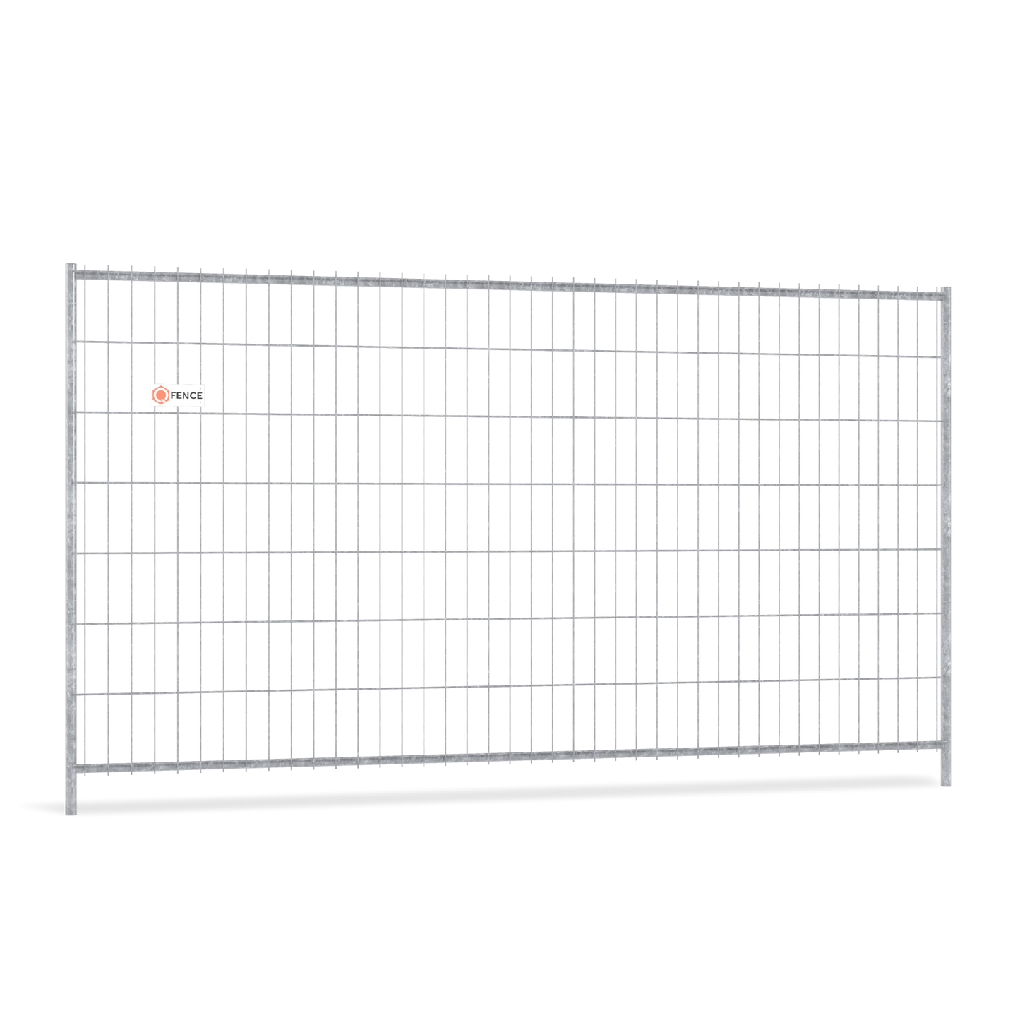 Q-Fence Industrial bouwhek met zware staalmat en thermisch verzinkte afwerking