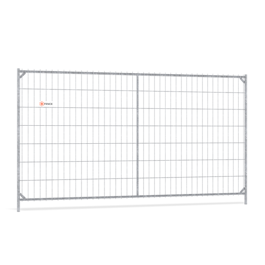 Q-Fence Industrial XPlus bouwhek met middenbuis en hoekverstevigingen