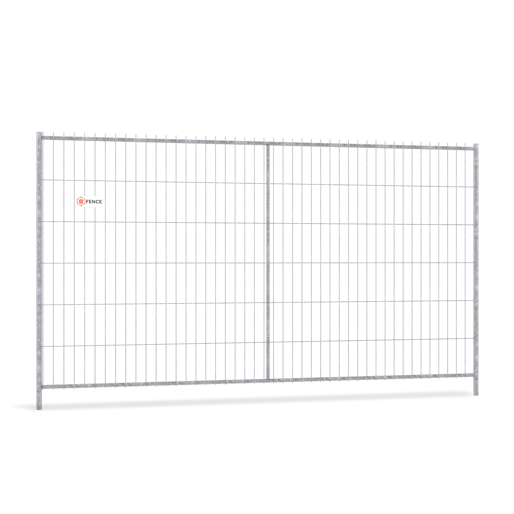 Q-Fence Professional High Security Plus bouwhek met middenbuis en anti-klim gaas