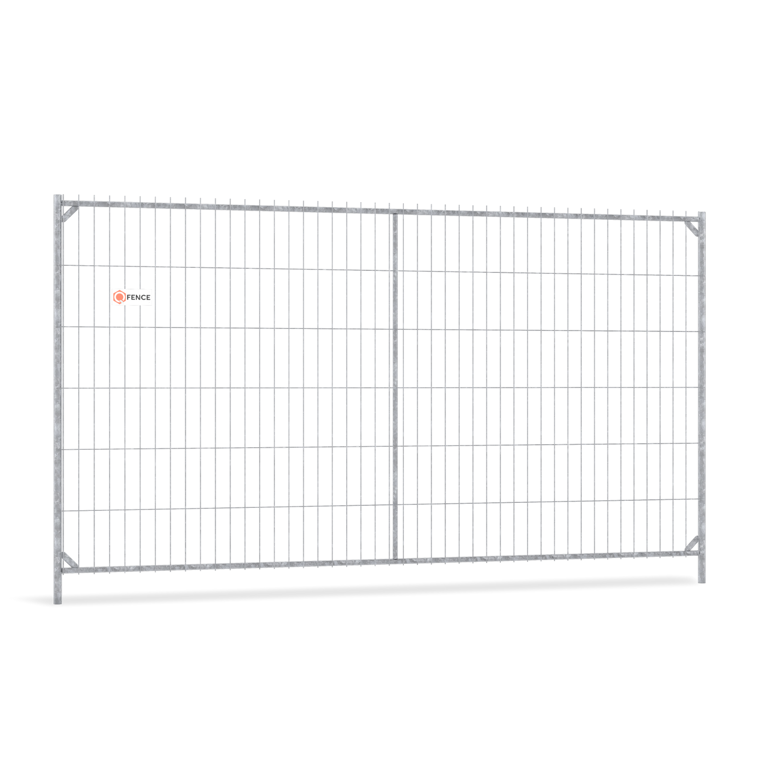 Q-Fence High Security XPlus bouwhek met middenbuis en hoekversteviging