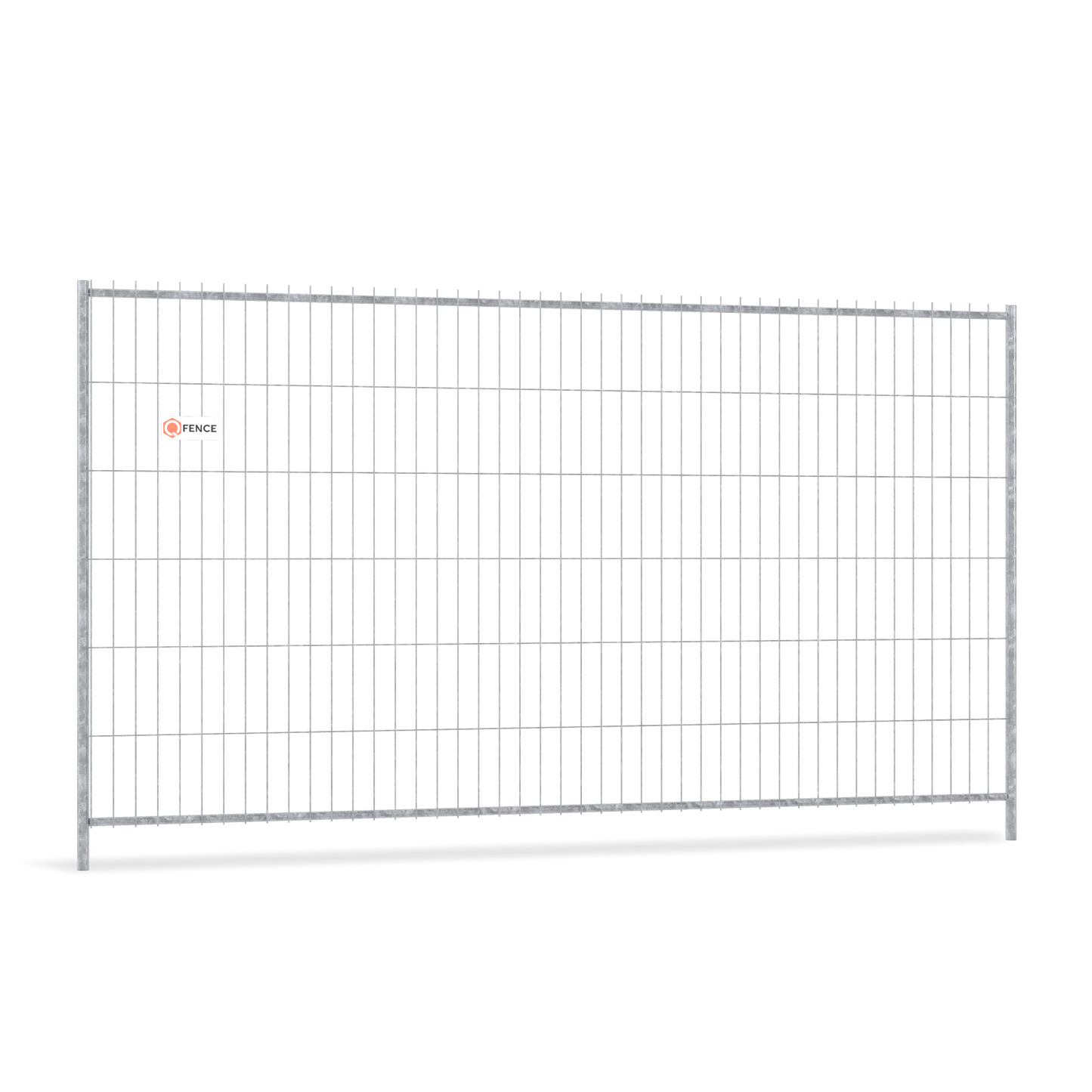 Professional High Security bouwhek van Q-Fence met anti-klim gaas en thermisch verzinkte afwerking