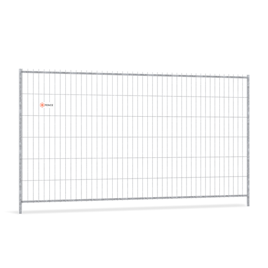 Professional High Security bouwhek van Q-Fence met anti-klim gaas en thermisch verzinkte afwerking