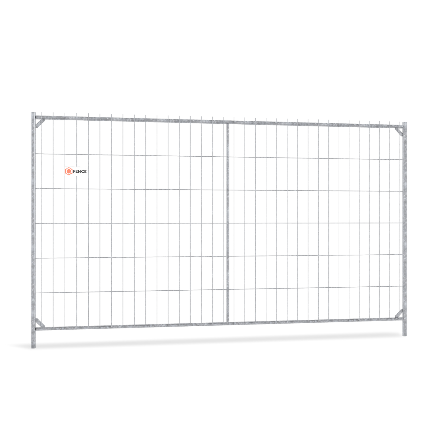 Bouwhek Q-Professional XPlus van Q-Fence met middenbuis en hoekversteviging