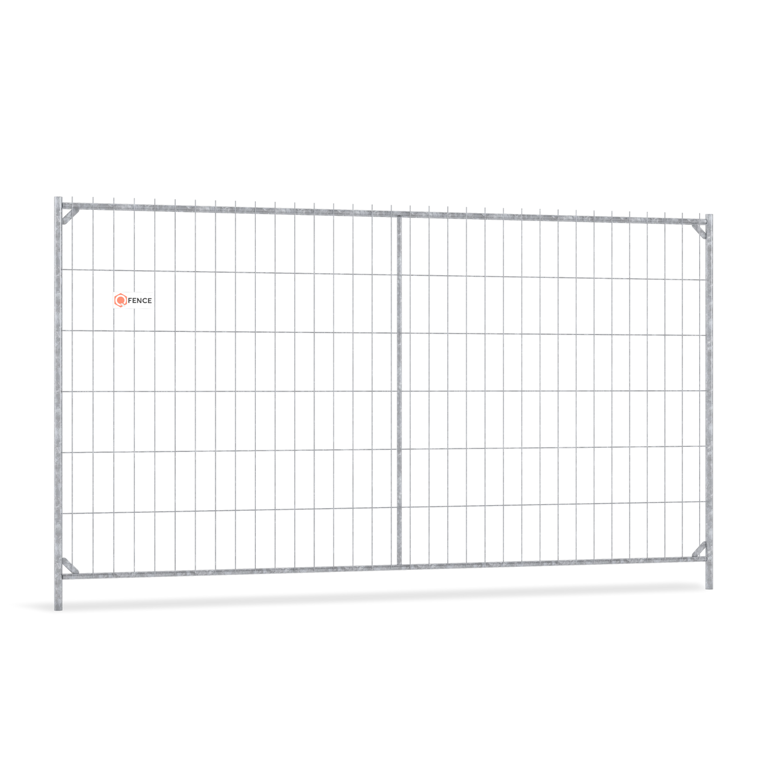 Bouwhek Q-Professional XPlus van Q-Fence met middenbuis en hoekversteviging