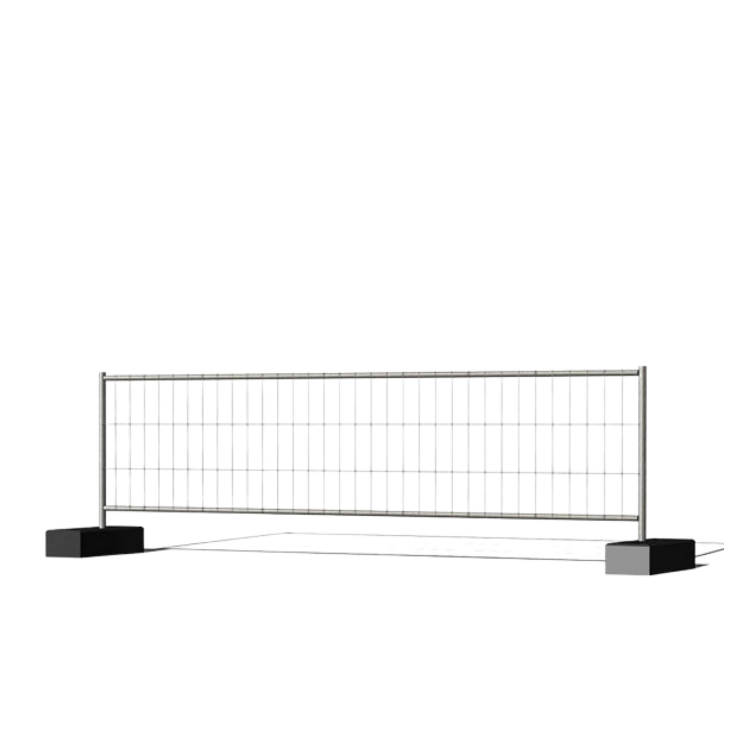 Q-Fence Industrial opzethek voor bouwhekken met extra hoogte en beveiliging
