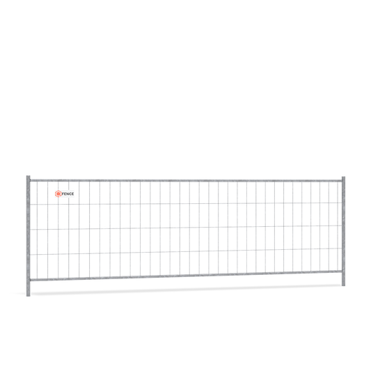 Bouwhek Q-Standard 1.20 meter van Q-Fence lichtgewicht voor verkeersgeleiding