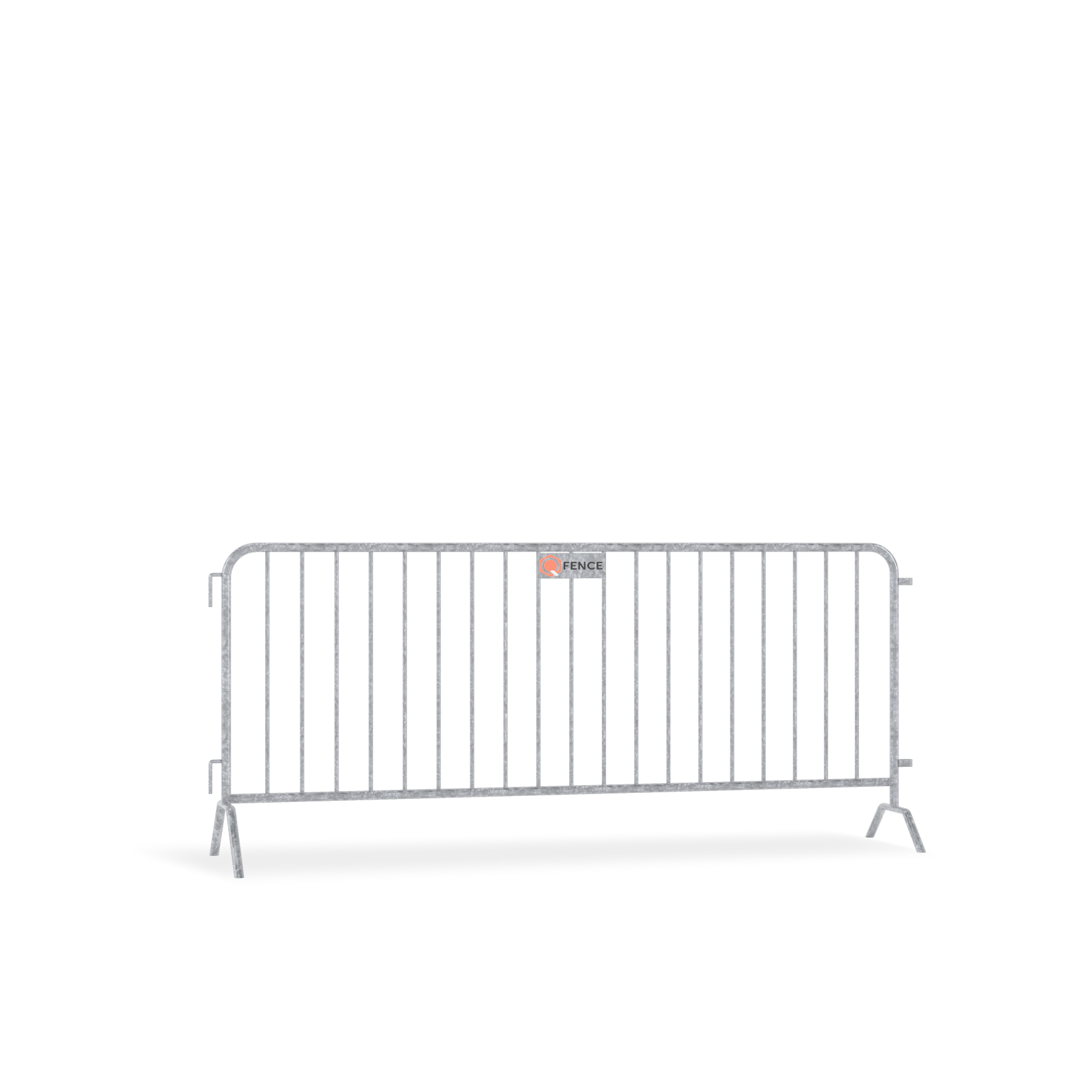 Q-Fence dranghek 19 spijlen met naamplaat thermisch verzinkt afzethek