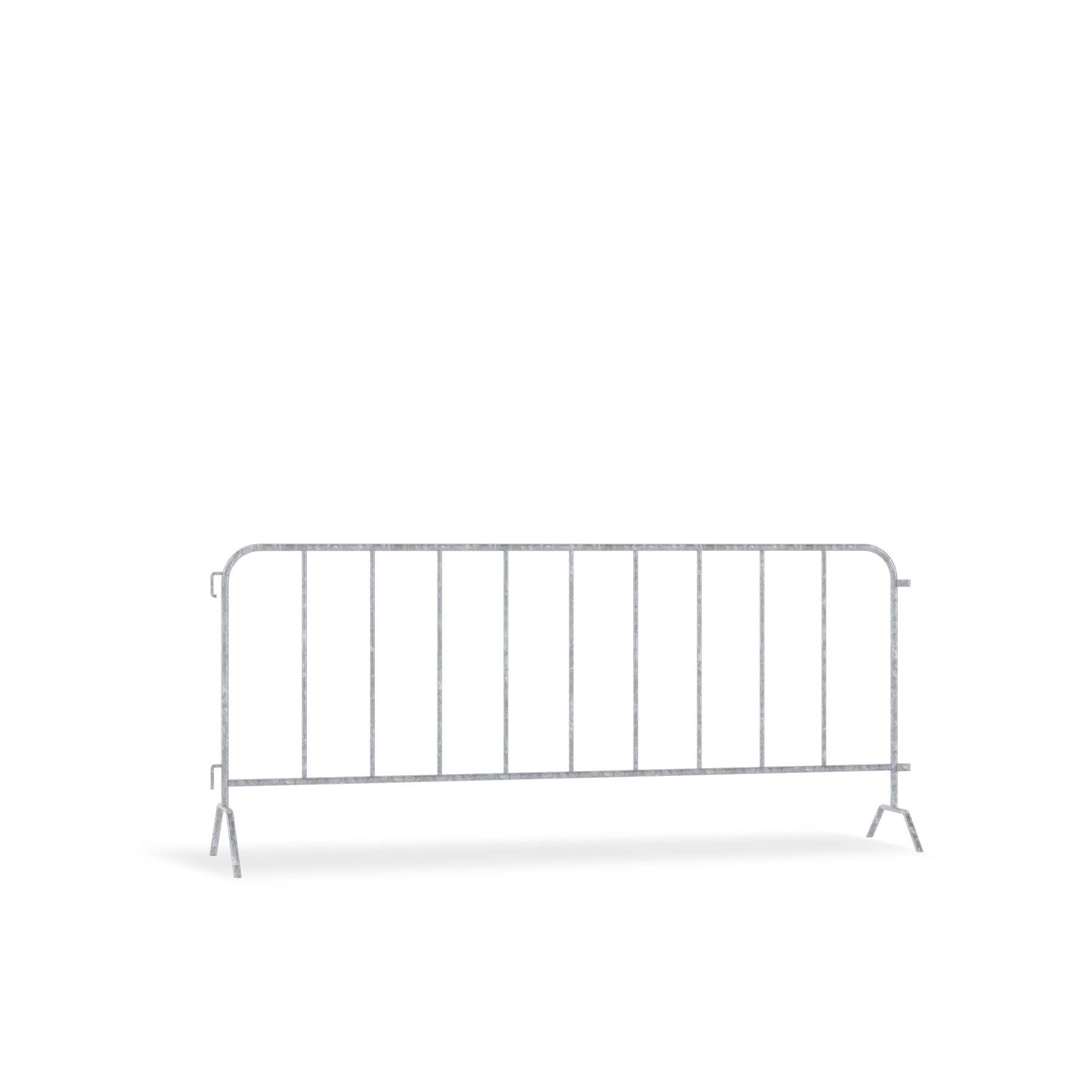 Q-Fence dranghek 9 spijlen lichtgewicht thermisch verzinkt afzethek