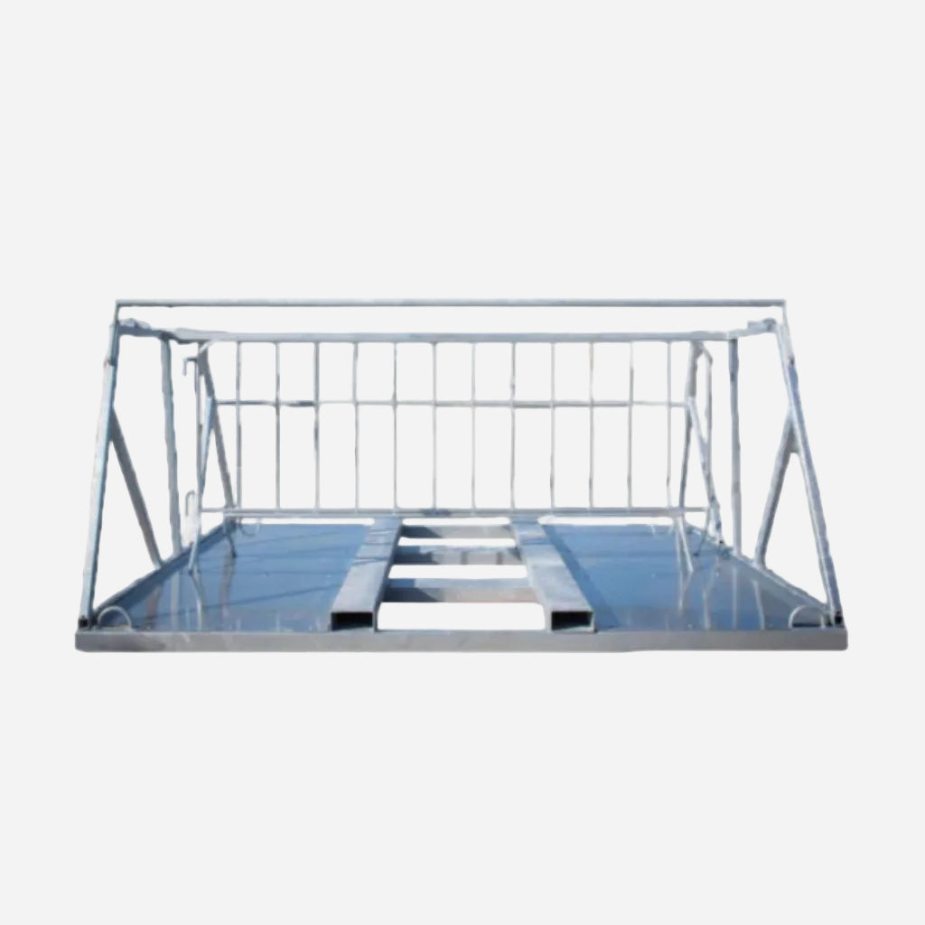 Q-Fence laadplatform dranghekken 3350 thermisch verzinkt transportrek stapelbaar