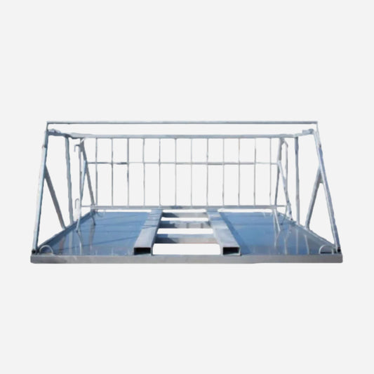 Q-Fence laadplatform dranghekken 3350 thermisch verzinkt transportrek stapelbaar