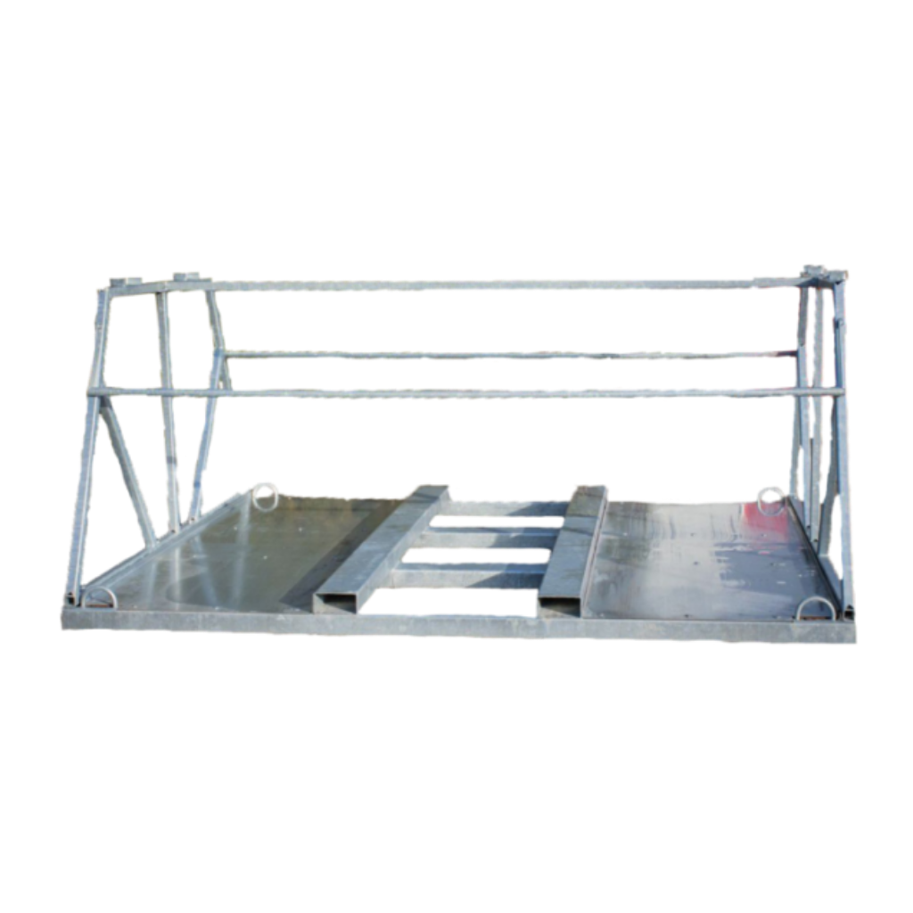 Q-Fence laadplatform dranghekken 2800 transportrek stapelbaar thermisch verzinkt