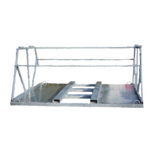Q-Fence laadplatform dranghekken 2800 transportrek stapelbaar thermisch verzinkt